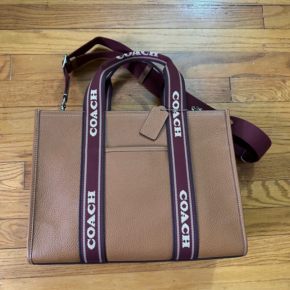 Coach Smith Leather Tote Bag in Box